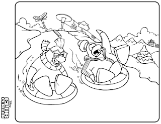 CLUB PENGUIN ISLAND: New Coloring Pages!!